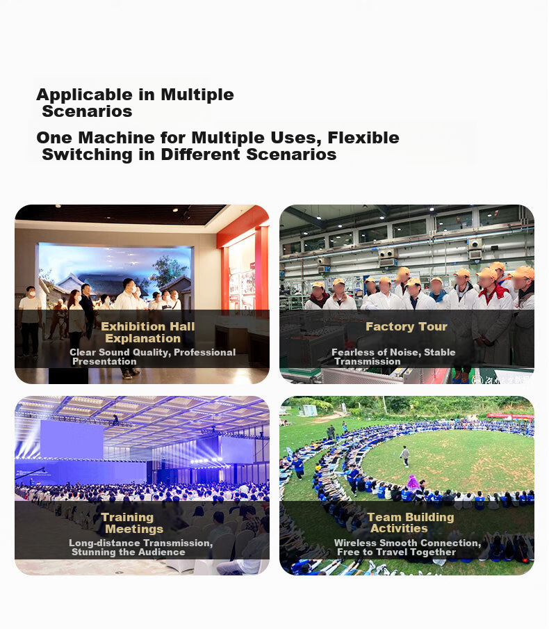 IndoorLink Wireless Tour Guide System for One-To Government And Enterprise Reception, Factory Tours, Exhibition Halls, Project Inspections, High-End Business Meetings, And Team Guiding 12