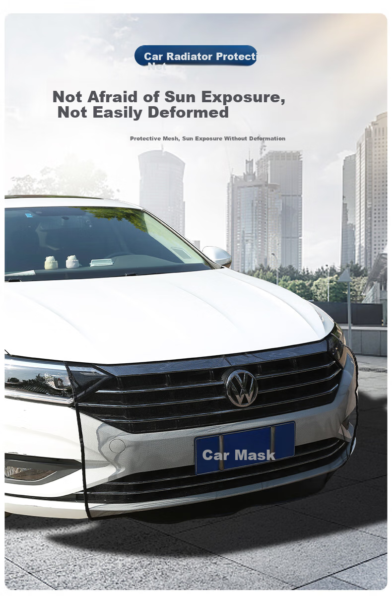 KOOLIFE Car Radiator Anti-Mosquito Net, Front Face Anti-Willow Catkin Protective Mesh, Dust And Sand Prevention Air Intake Grille Screen Cover 8