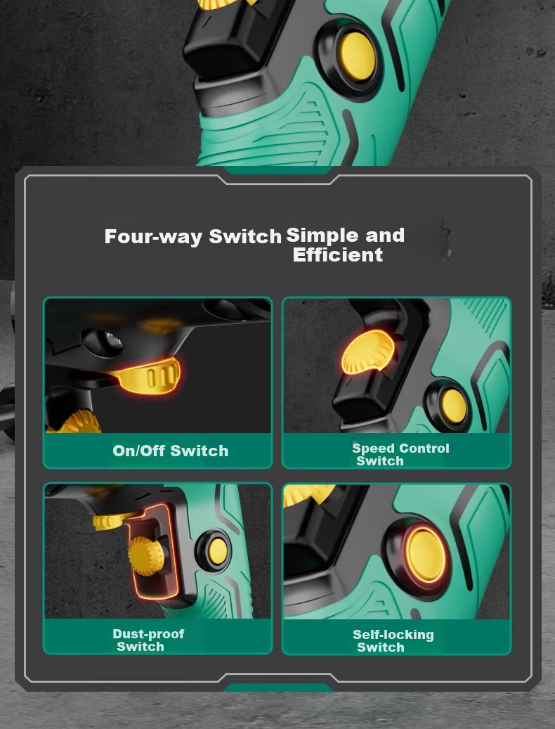 GREENER 710W Impact Drill, Electric Drill for Holes in Concrete, Household Electric Drill, Power Screwdriver, Wall Drilling, High-Power 15
