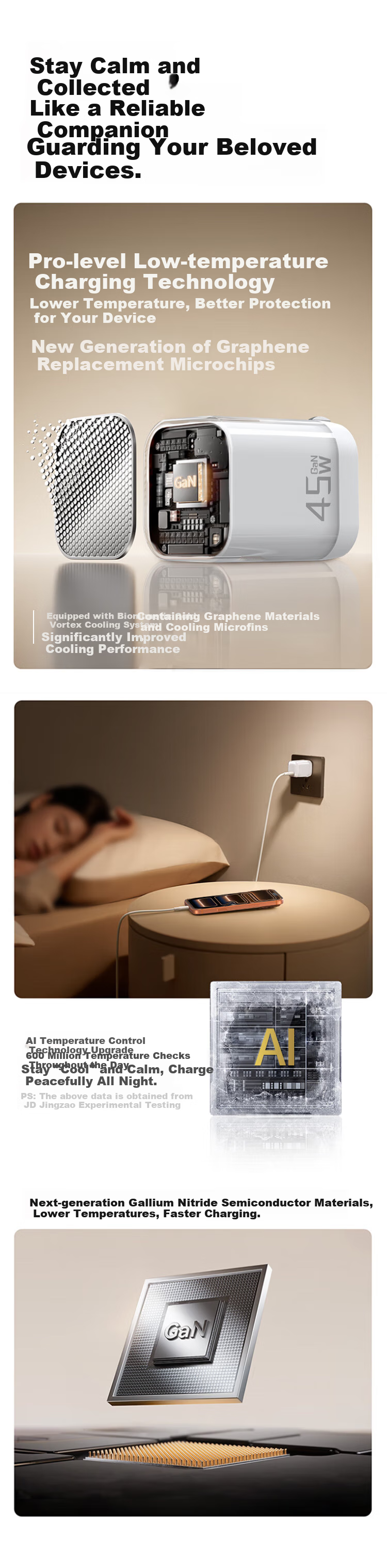 JD Original [iPhone18/17 Exclusive] 45W Gallium Nitride Apple Charger, IPhone18/17 Pro Max Charging Head, Type-C Low Temperature Fast Charging, Compatible with 40W And 35W Fast Charging 4