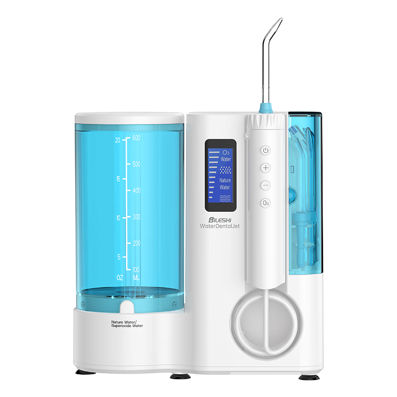 BILESHI Desktop Water Flosser, Suitable for Whole Family, Dental Irrigator, Tartar Remover, Orthodontic Device, Oxygen Delivery, Birthday And Father's Day Gift for Men And Women FC3680
