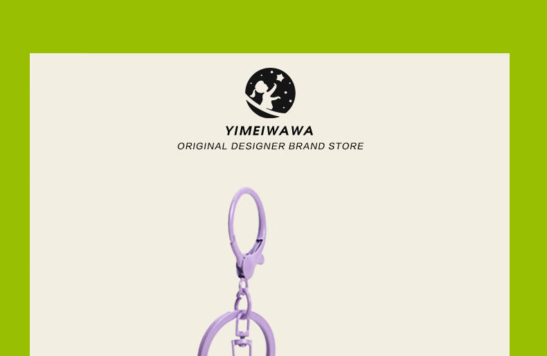 Imiwa Doll Sunflower Backpack Pendant Plush Keychain Bag Charm Birthday Gift for Girls 1