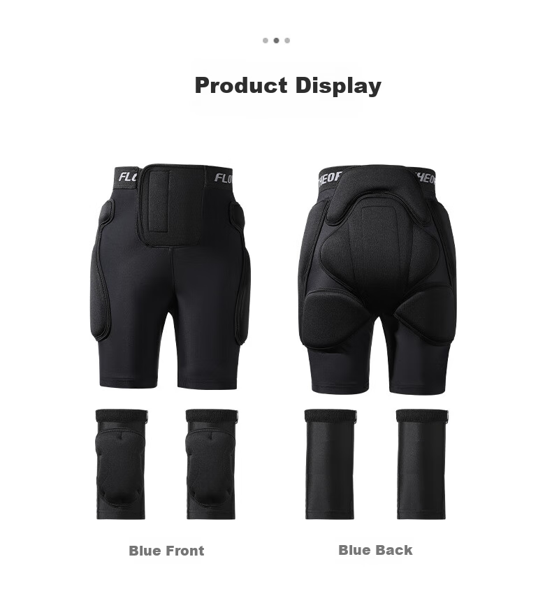 Flow Theory Children's Ski Protective Gear, Thickened Set with Hip And Knee Pads, Anti-Fall Ski Board, Children's Sports Protective Equipment, Single And Double Board Protective Gear 16