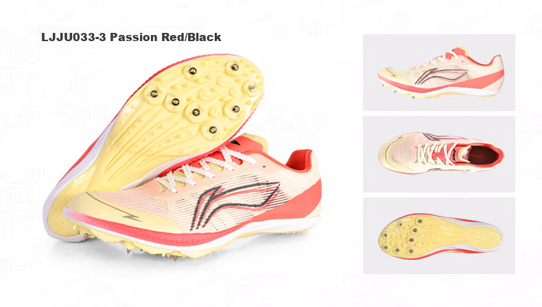 Li-Ning Professional Track And Field Sprint Shoes with Full-Length Carbon Plate, Lightweight for Physical Exams, Training And Competition Running And Long Jump Shoes 24