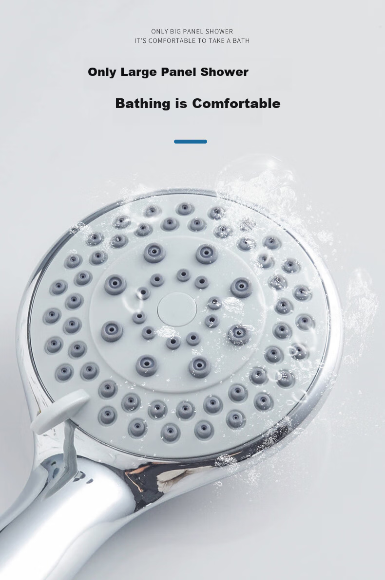 Chaojijiapin Shower Head, Multifunctional, Handheld And Wall-Mounted, Single-Head, High-Flow Bathroom Shower Head 3