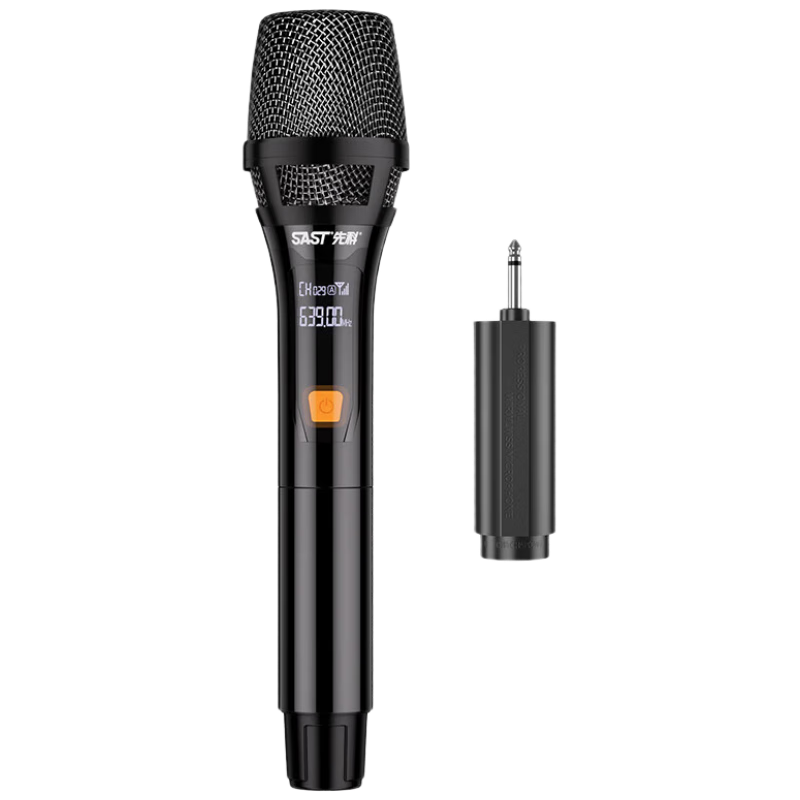 SAST Wireless Microphone with Charging Function, for Home KTV Singing, Stage Hosting, Speeches, Karaoke, Meetings, Sound System Amplifier, FM Radio, Car Universal Microphone OK-91 Single Unit