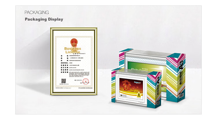 Jinlongxing Business License Certificate Frame A4 Aluminum Alloy Vertical Version, Suitable for Three-In Certificates, Enterprise Office Use, Honor Certificate Frame, Tight Corner Seams, Durable, Colorfast 8