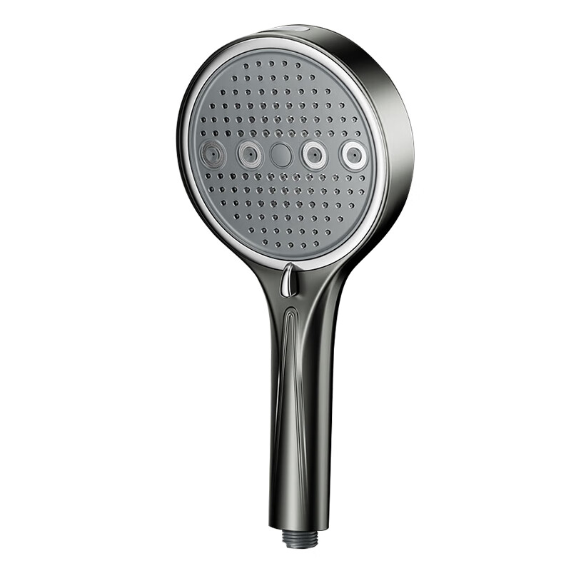 DU PONT Boosted Shower Head Multi-Function Handheld Shower Sprayer Gray Single Handheld Showerhead