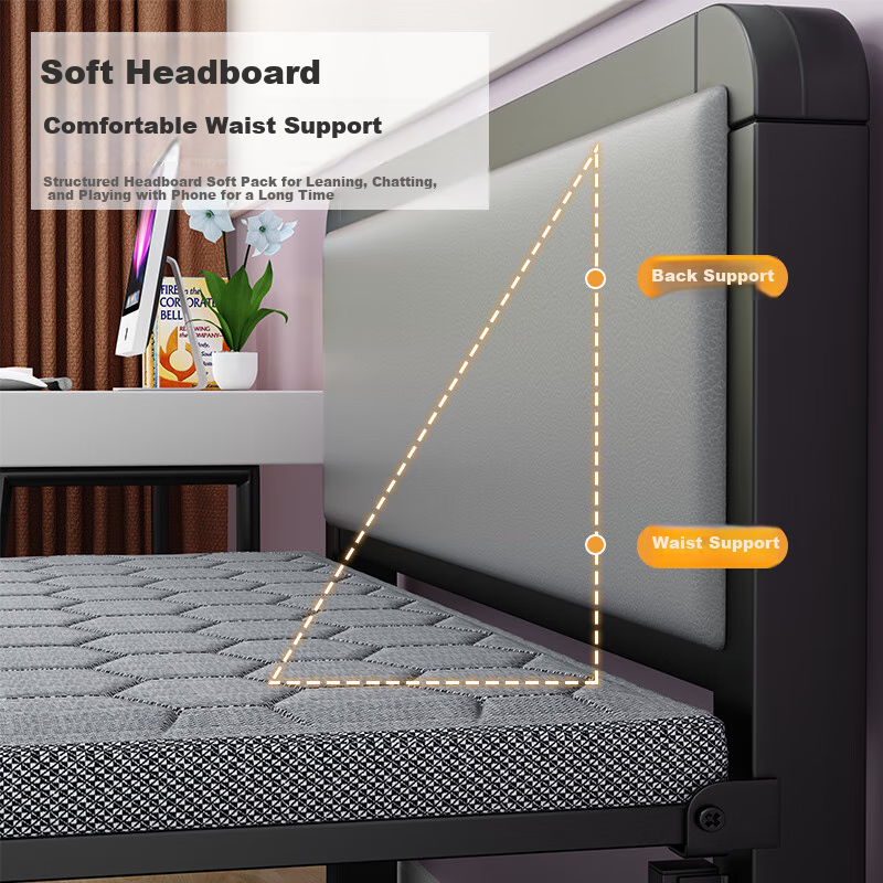 Chibailun (No Installation Required) Folding Bed, Single Nap Bed for Office, Home Care Bed, Camping Bed, Hard Board Bed