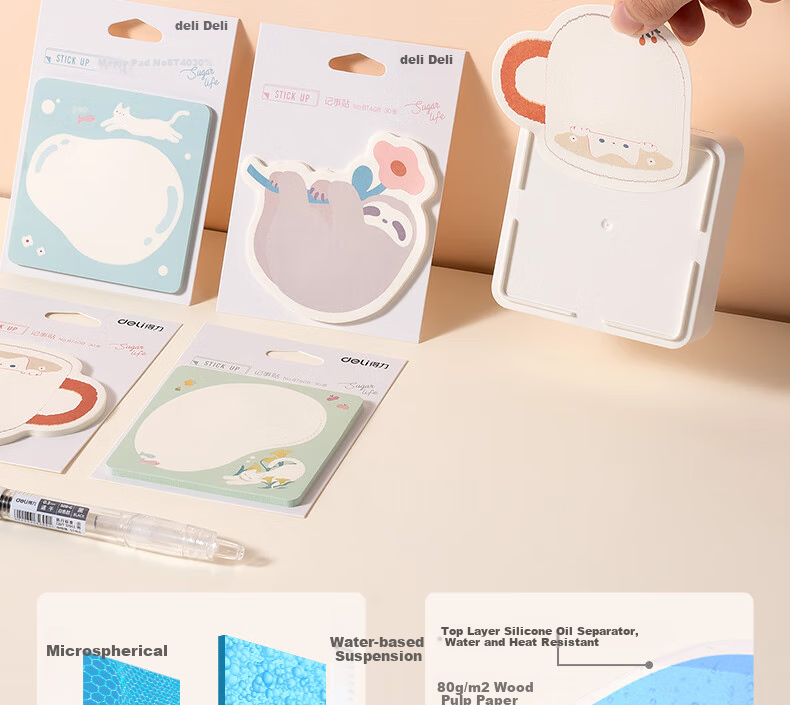Deli Birthday Gift Guardian Sweetheart Message Clip Memo Set TX204 Random Delivery 6