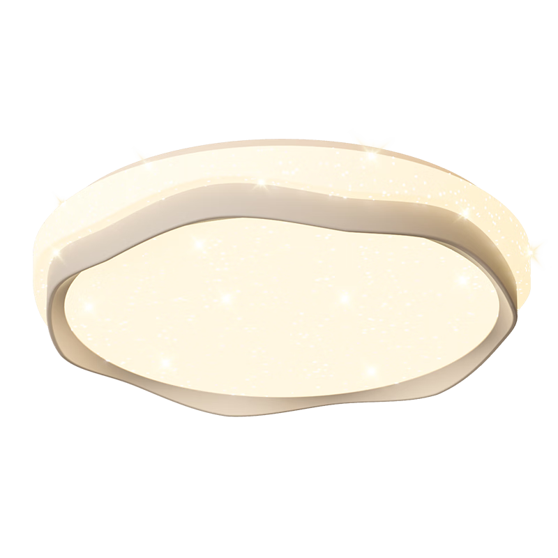 AUX American Pure Eye Protection AI Voice Smart Bedroom Ceiling Light LED Modern Minimalist Integrated Round for Master and Secondary Bedroom