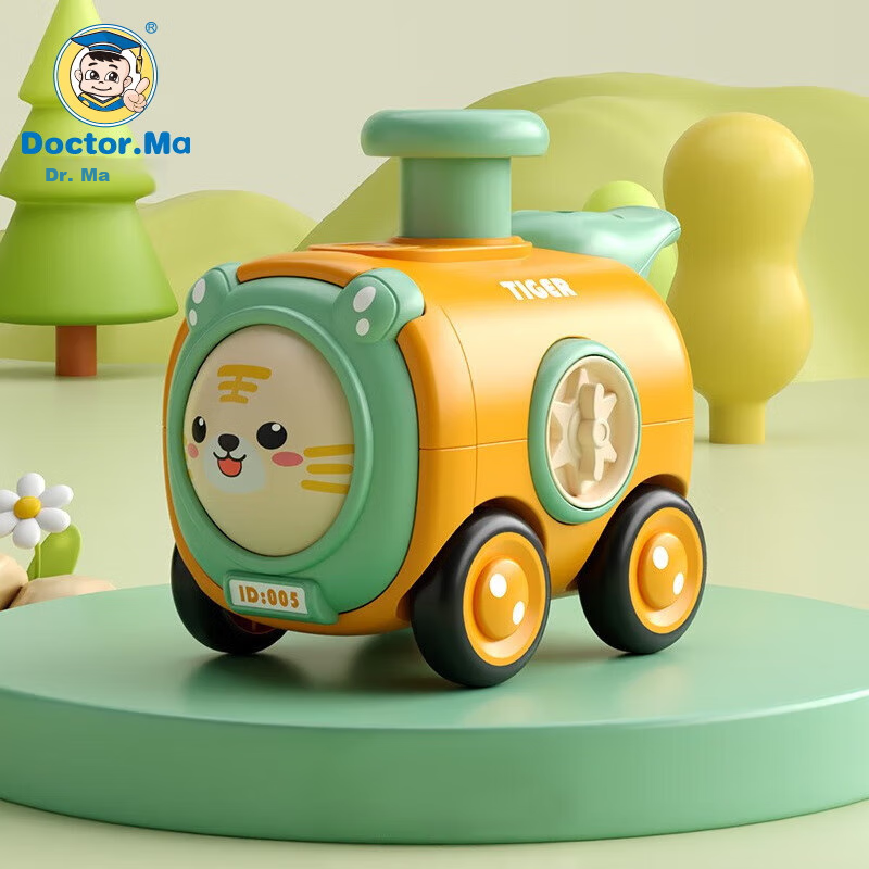 DOCTOR MA Children's Inertia Push Toy Car, Boys' Early Education Toy, Indoor Toy, Pull-Back Car, Birthday Gift