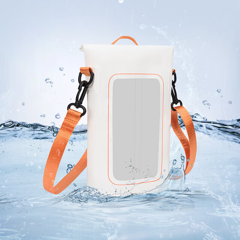 TFO Sailboat Racing Series Waterproof Bag, Outdoor Water Travel Bag, Phone Storage Pouch A9202420, White, 2L