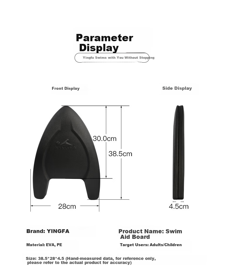 YINGFA Kickboard Swimming Training Aid Board Adult Children A-Shape Triangle Beginner Practice Swim Equipment Paddle Board 5