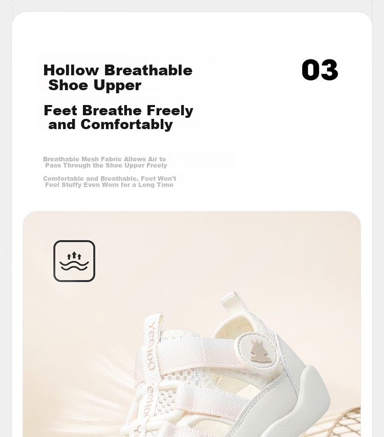 YEEHOO Children's Shoes, Summer Breathable, Infant Mesh, Girls' Casual Shoes, Soft Sole, Non-Slip Steady Shoes, Boys' Sandals 2