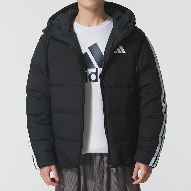 Adidas Men's Sportswear Series ESS 3S P D HD J Short down Jacket KH3987 Black 3XL 1
