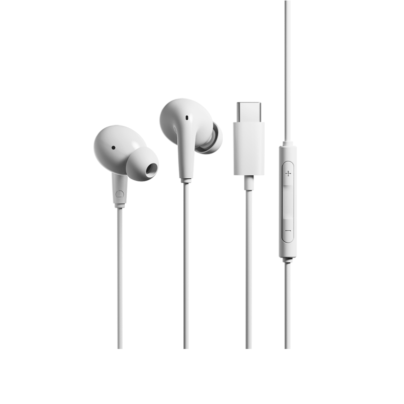 EDIFIER H230P In-Ear Wired Earphones, Hi-Res Gold Certification, Microphone for Online Classes And Karaoke, Compatible with Huawei, Xiaomi, OPPO Phones, Ice White
