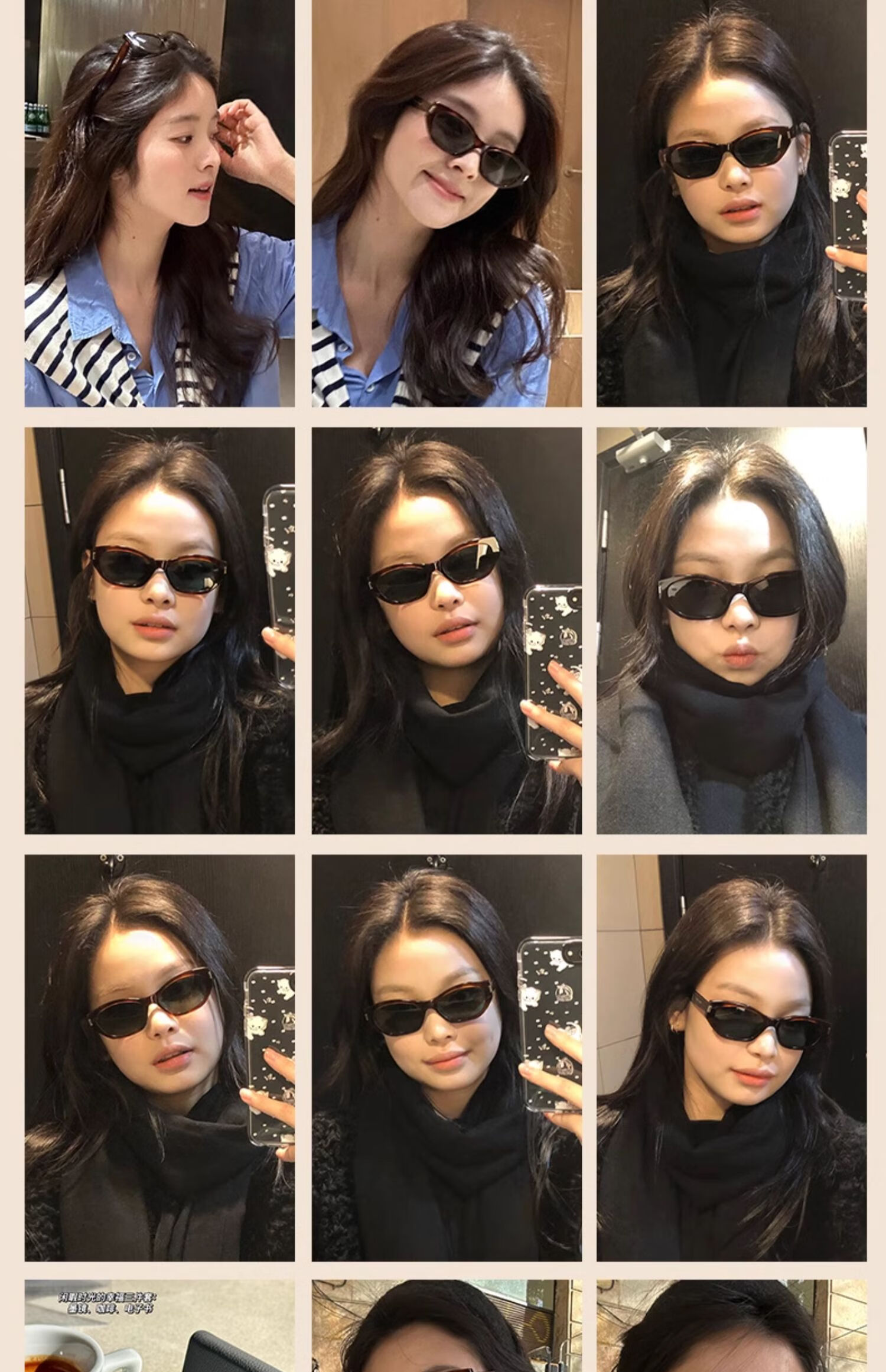HELEN KELLER Sunglasses for Men And Women, New Style UV Protection Polarized Sunglasses for Driving, Outdoor Sun Protection, High-End Cat-Eye Sunglasses 16