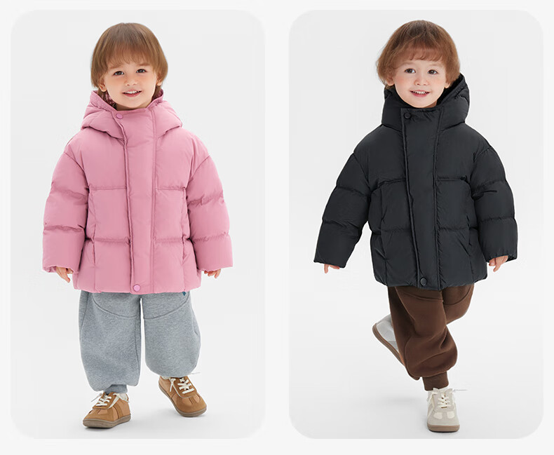 Ciciibear Baby Down Jacket Unisex Kids Winter Thickened Extreme Cold Warm Puffer Coat with Three-Proof Technology 4