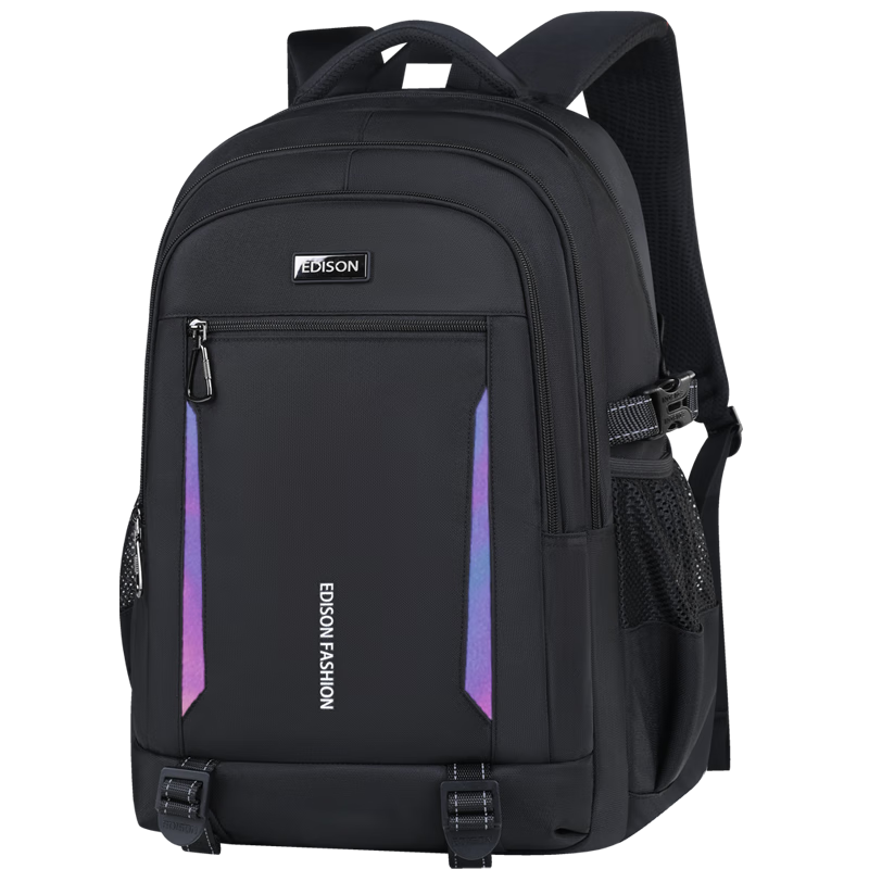 Edison Inventor High School Student Large Capacity Middle School University Lightweight Ergonomic Backpack Travel Laptop Bag W59-1