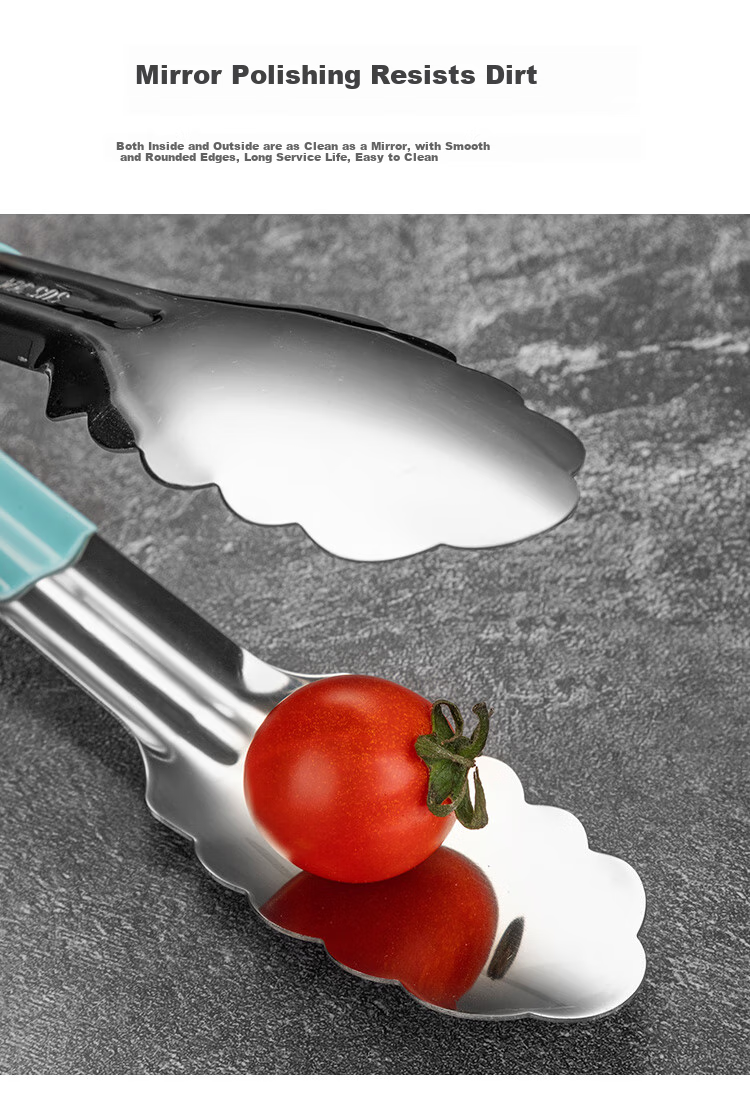 MAXCOOK 304 Stainless Steel Food Tongs, Cake Tongs, Bread Tongs, Baking Tongs, Barbecue Tongs MCJQ-022 7