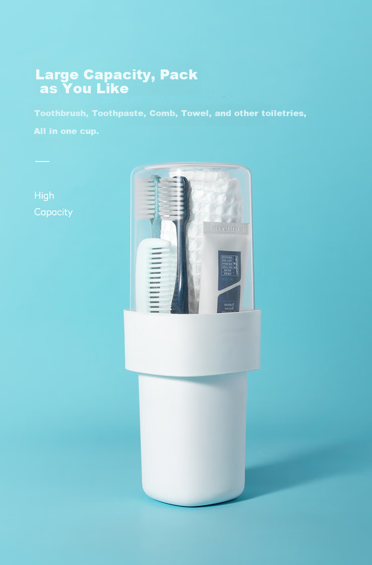 BANANA TRIP Travel Toothbrush Case, Portable Storage Toothbrush Holder, Pure White Toothbrush Storage And Protection Case, Pearl White 4