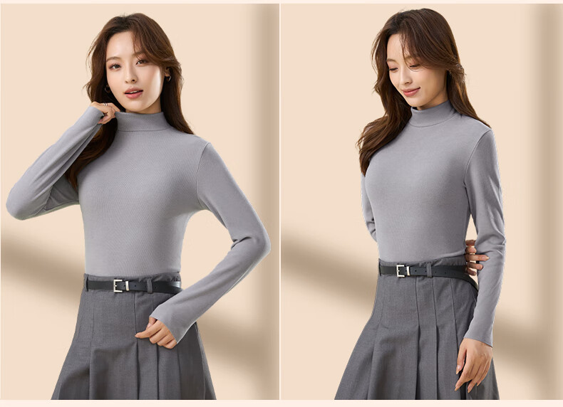 Urban Beauty Women's Thermal Fleece Loungewear 25th Anniversary Autumn Winter Long Sleeve High Elastic Anti-Static Comfortable Baselayer Top 9