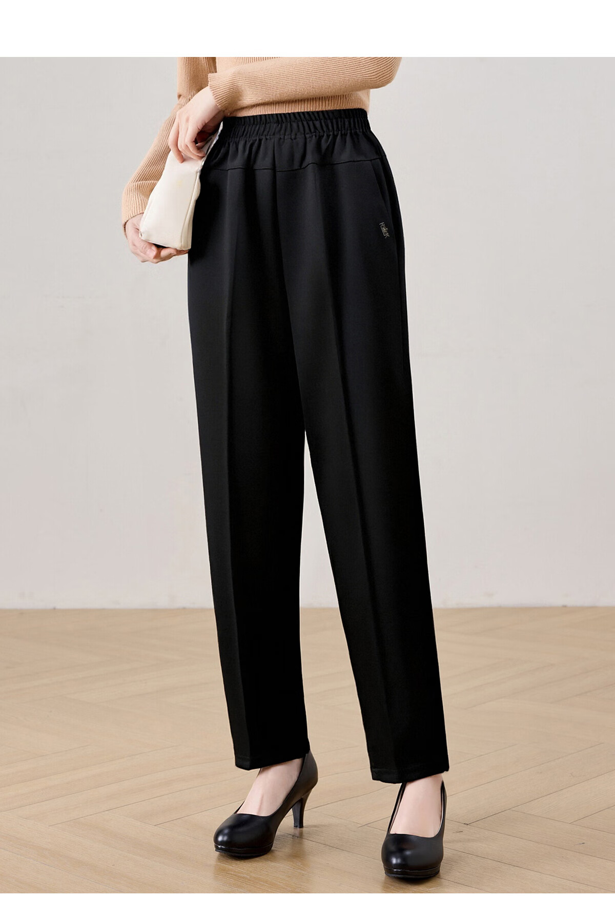 Yuzhaolin Summer Pants for Middle-aged and Elderly Women Thin Casual Trousers YT22KZ7 9