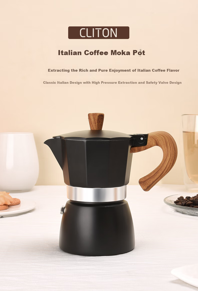 CLITON Mini Moka Pot Electric Stove Ceramic Stove Coffee Maker Tea Maker Tea Brewing Stove Heating Stove Round Edge Off-White 1
