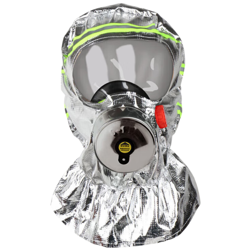 Kaian Firefighting Mask National Standard 3C Certified Gas and Smoke Protection Full Face Respirator for Fire Escape