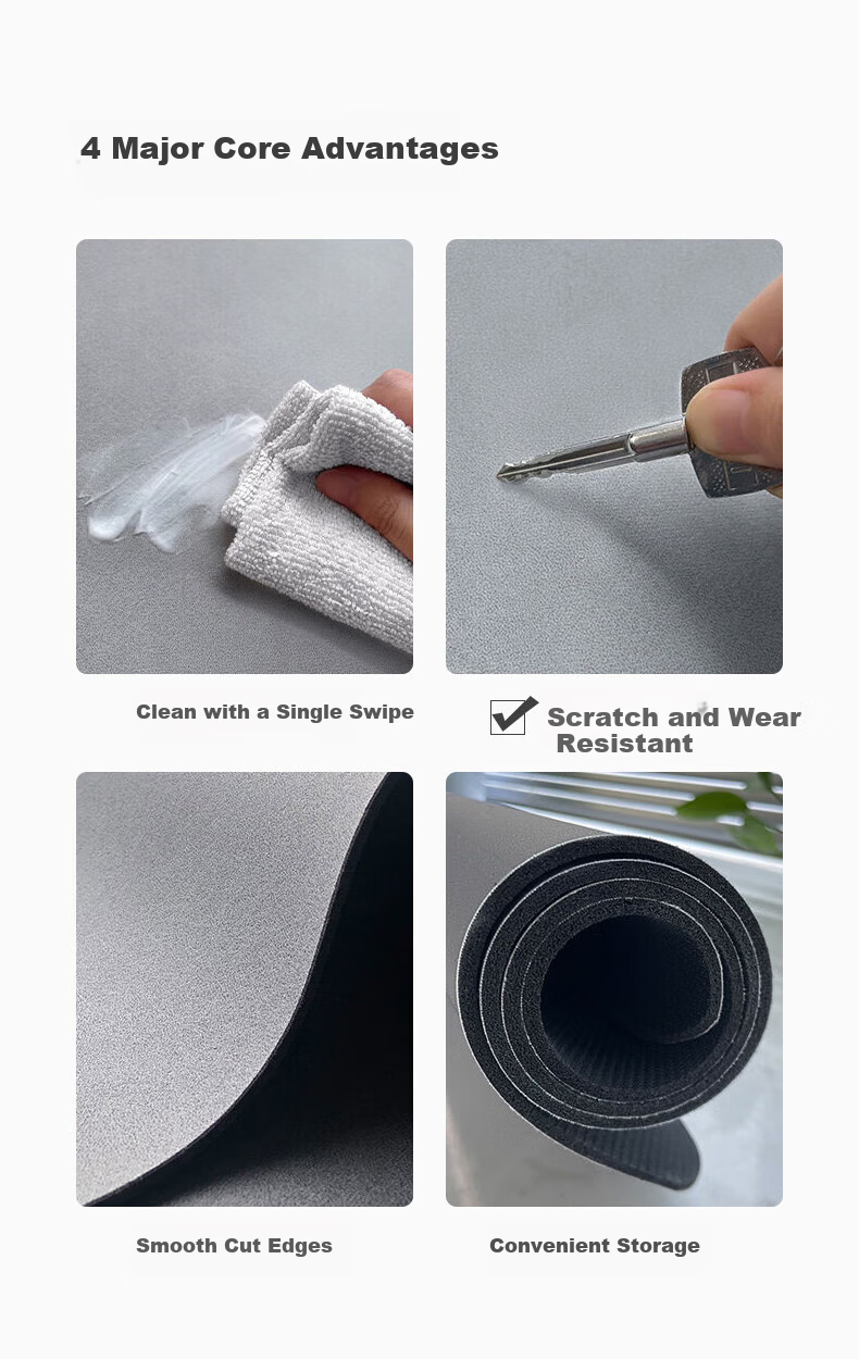Ruien Bathroom Foot Mat, Absorbent Non-Slip Mat for Bathroom, Toilet, Washroom, Entrance, Quick-Drying Home Carpet 2