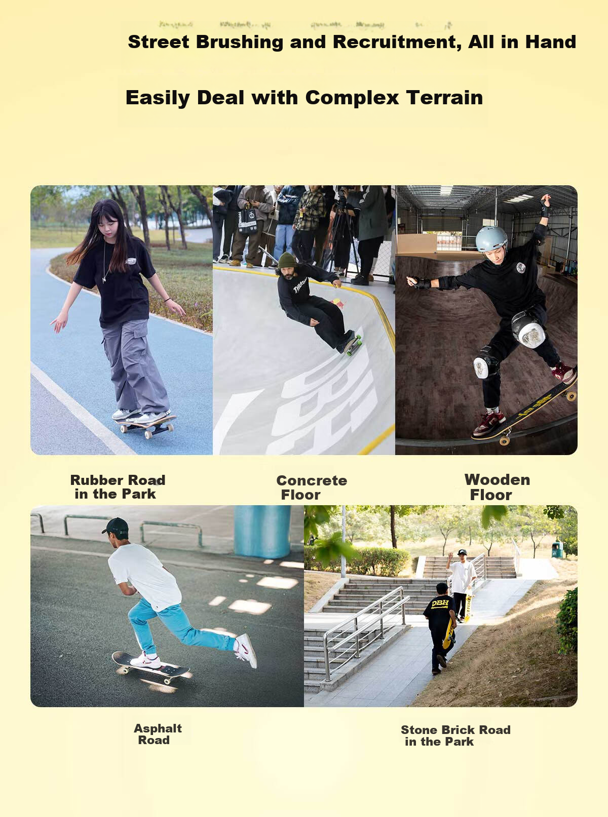 DBH Skateboard, Professional Board for Beginners, Children And Adults, Boys And Girls Aged 6-12 Double-Warped Board, Unicorn Design, 8.0 Inches 9