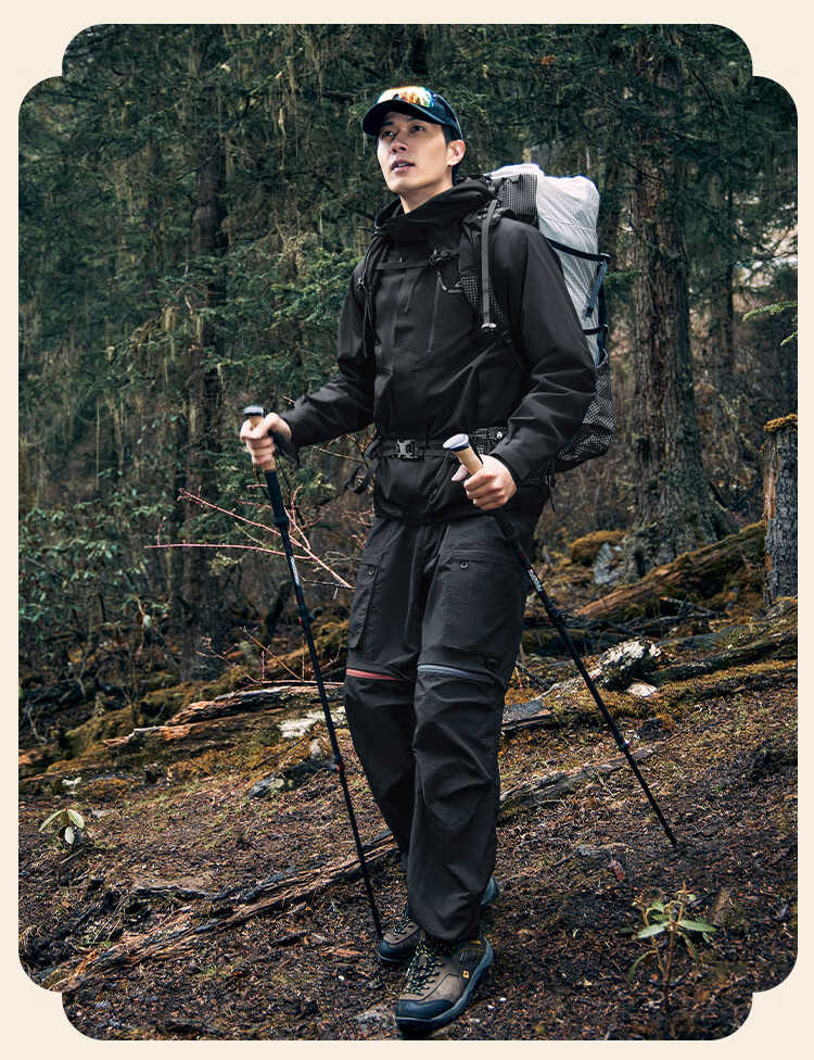 Pioneer Camp Qingniao Goose Down 3-in-1 Men's Winter Outdoor Windproof Waterproof Thickened Jacket Coat 5