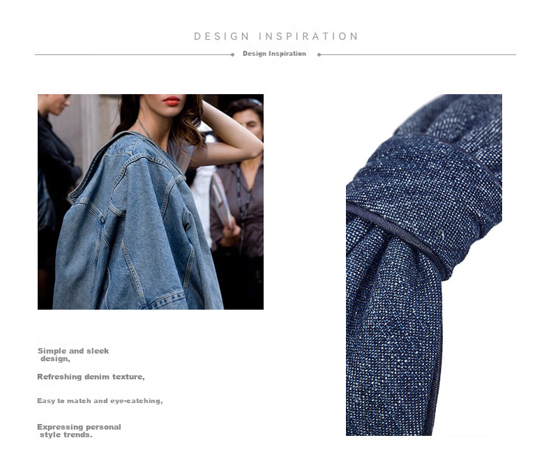 ALEXANDRE DE PARIS Eiffel Series Headband, Fresh Style Hair Accessory, Mid-Autumn Festival Gift, M Deep Blue 2