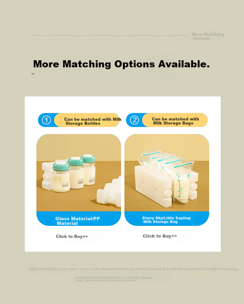 Xiaoyaxiang Breast Milk Storage Bag, Portable Insulated Cooler Bag for Working Mothers, Blue Ice Milk Preservation Bag, Mommy Bag (Yicai) 23