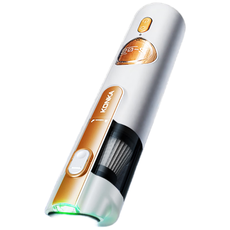 Konka Handheld Car Vacuum Cleaner High Suction Power Dual-Use for Car and Home Cordless Portable Small Car-Specific Vacuum Cleaner with Blower Function