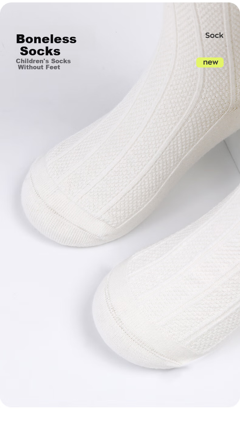 Barbie Children's Mid-Calf Socks, Girls' Spring And Autumn Long Socks, Baby Over-Knee High Socks, Girls' White Cotton Socks, Long-Legged Socks 6