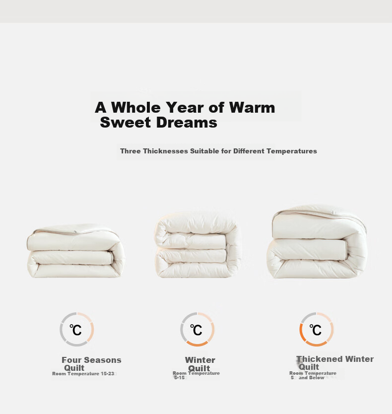 LUOLAI Home Textiles, 100% Xinjiang Cotton Quilt, Pure Cotton Warm Thick Winter Comforter, Weighing Approximately 5.2 Ji 10
