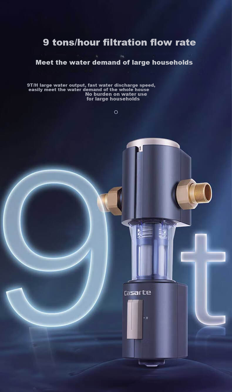 Casarte Pre-Filter 9T/H Household Whole-House Central Water Purification, Suction Reverse Flushing High Flow Rate, Pipeline Water Filter CP-41 (F) 2