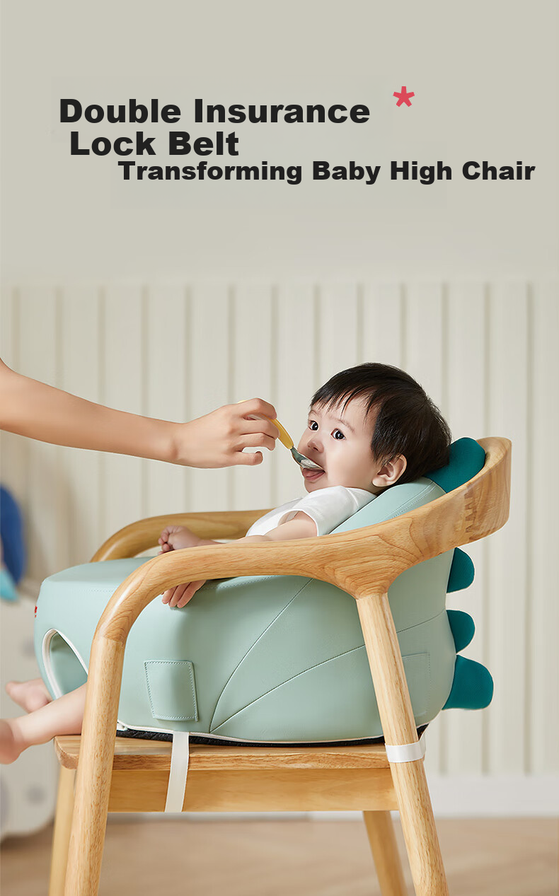 Manlong Infant High Chair Baby Home Children's Dining Chair Multifunctional Seat Dining Table Chair Kids Growth Chair 9