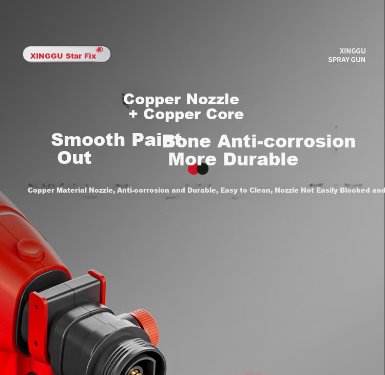 Xinggu Electric Paint Sprayer, Latex Paint Sprayer, Lithium Battery Paint Gun, Wall Painting Tool, Handheld Spray Bottle, High Atomization Single 17