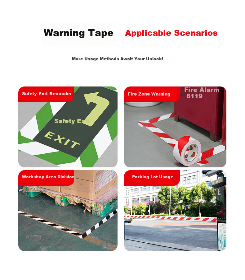 Yongguan PVC Warning Floor Sticker Tape, Rice Character Pattern, Window Size 48mm*33m/single Roll, Positioning Mark, Fire Safety Caution Line, Isolation Tape, Identification, Wind-Resistant Fixed Window, Yellow 10