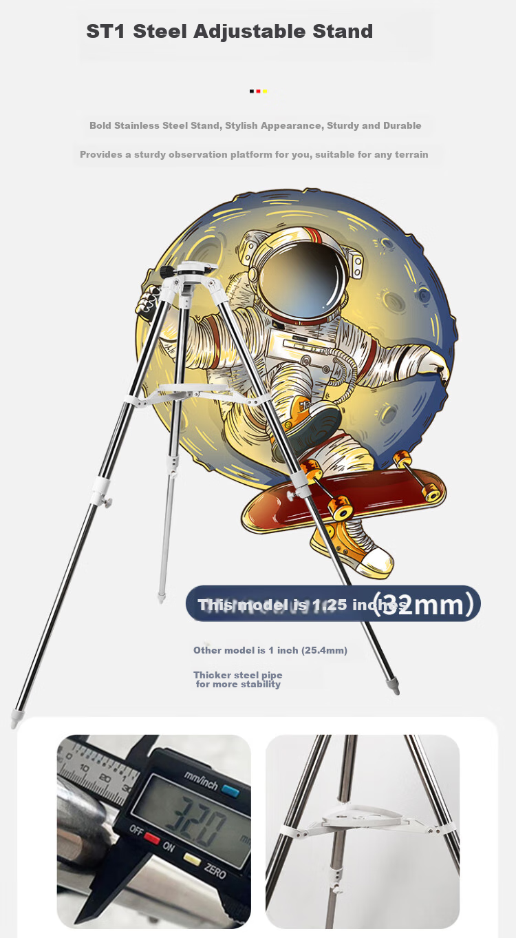 Bresser Astronomical Telescope for Children And Students to Observe Stars And Moon, Professional-Grade Astronomical AR102/660 New Year Gift 6