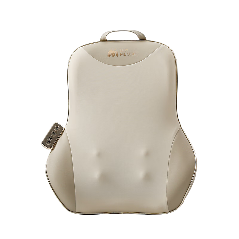 Miaojie MX08 Waist Massager Walking Style Back Massager Kneading Heat Office Lumbar Cushion Lumbar Support for Lumbar Muscle Strain Gift for Parents Mother's Day Birthday Men and Women Gold