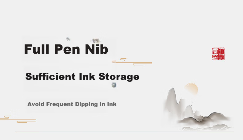 Liupintang Calligraphy Brush, Large Professional-Grade Brush Pen, Suitable for Regular Script, Adult Beginners, Chinese Painting And Calligraphy Practice, High-Quality Soft Brush, Huanxue Xiangmei, Large Size 7