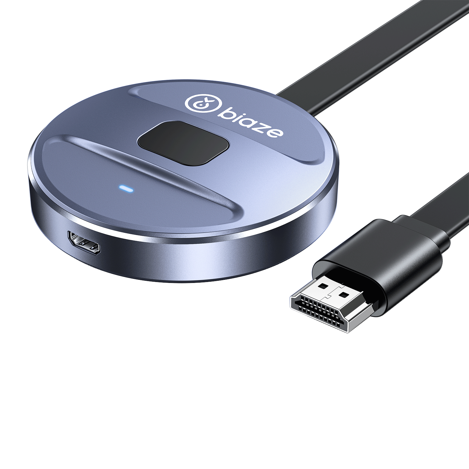 BIAZE Wireless Screen Mirroring Device for Mobile Phones, 5G + 2.4 Dual-Band Transmission Protocol, Audio And Video Synchronization Device, Compatible with Apple And Huawei Phones, Computers, TVs, Monitors, And Projectors