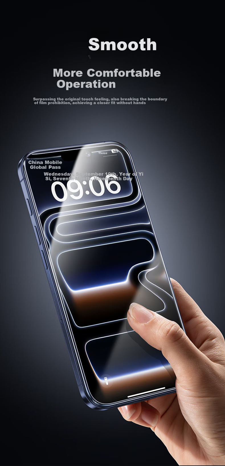 Benks [Corning AR Anti-Reflective] IPhone 18 Pro Anti-Reflective Tempered Glass Screen Protector, High Definition, Borderless, No Obstruction, Apple 17 Pro Anti-Glare Anti-Fingerprint Protective Film 9