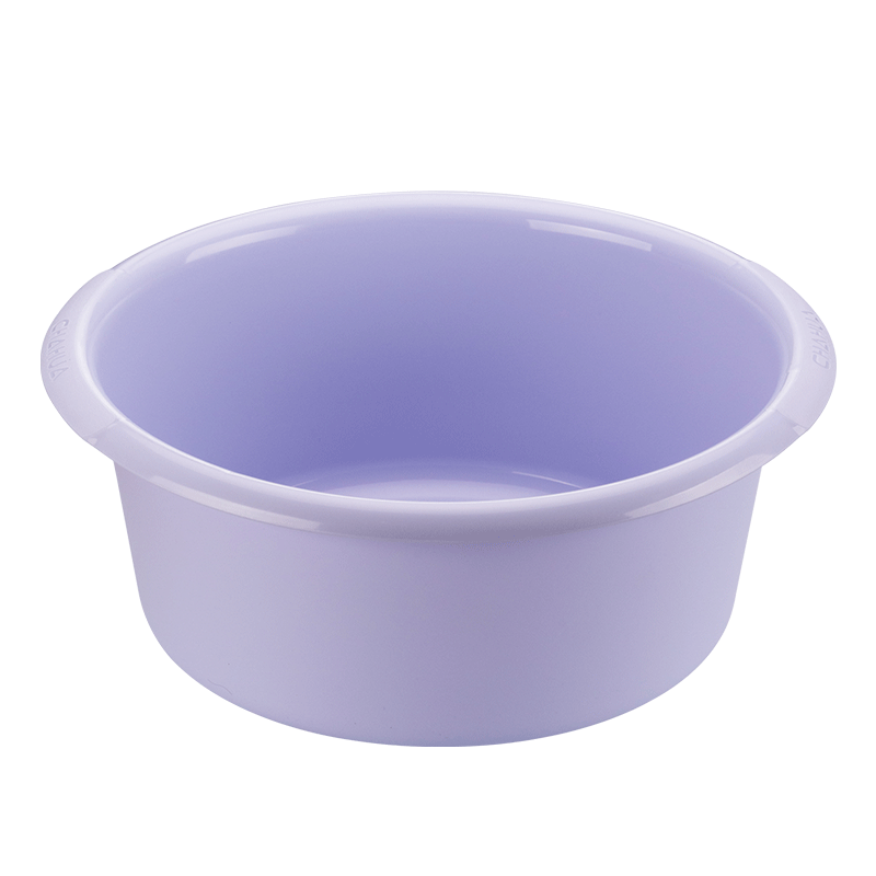 Chahua Deep Plastic Wash Basin 39cm Large Vegetable Washing Basin Laundry Basin Foot Bath Cleaning Basin Purple