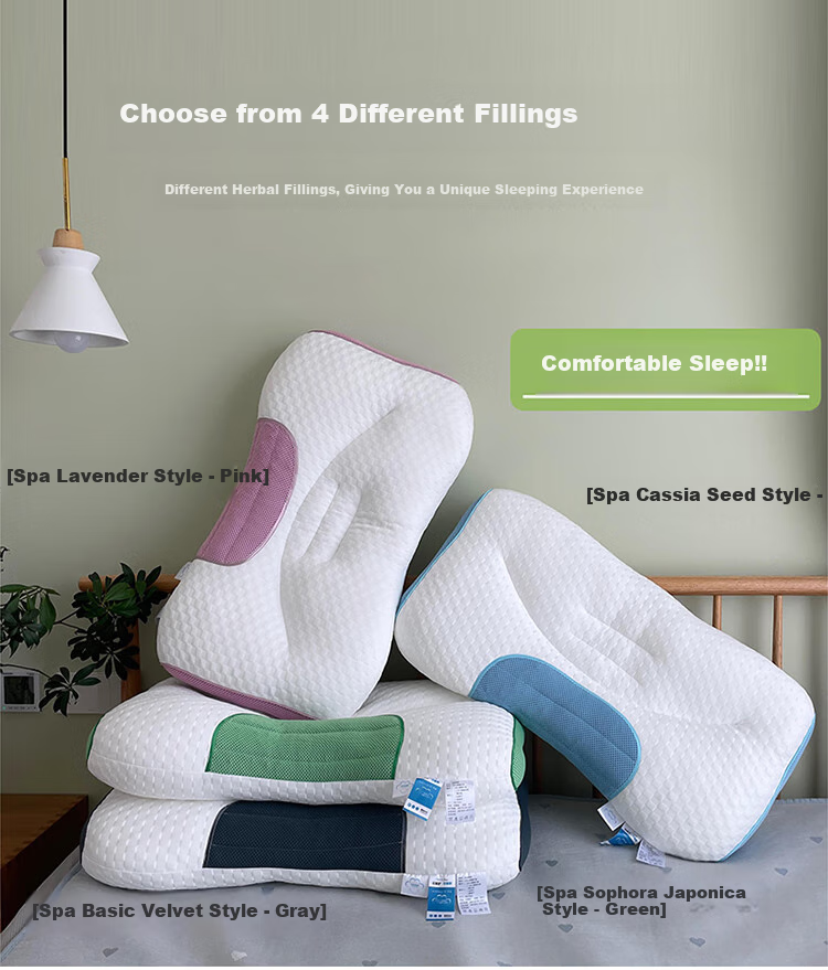 I-WILL Buckwheat Pillow for Student Dormitory Or Home Use, All-Cotton Composite Neck Support Low Pillow, Single Pack, 48*74cm 8