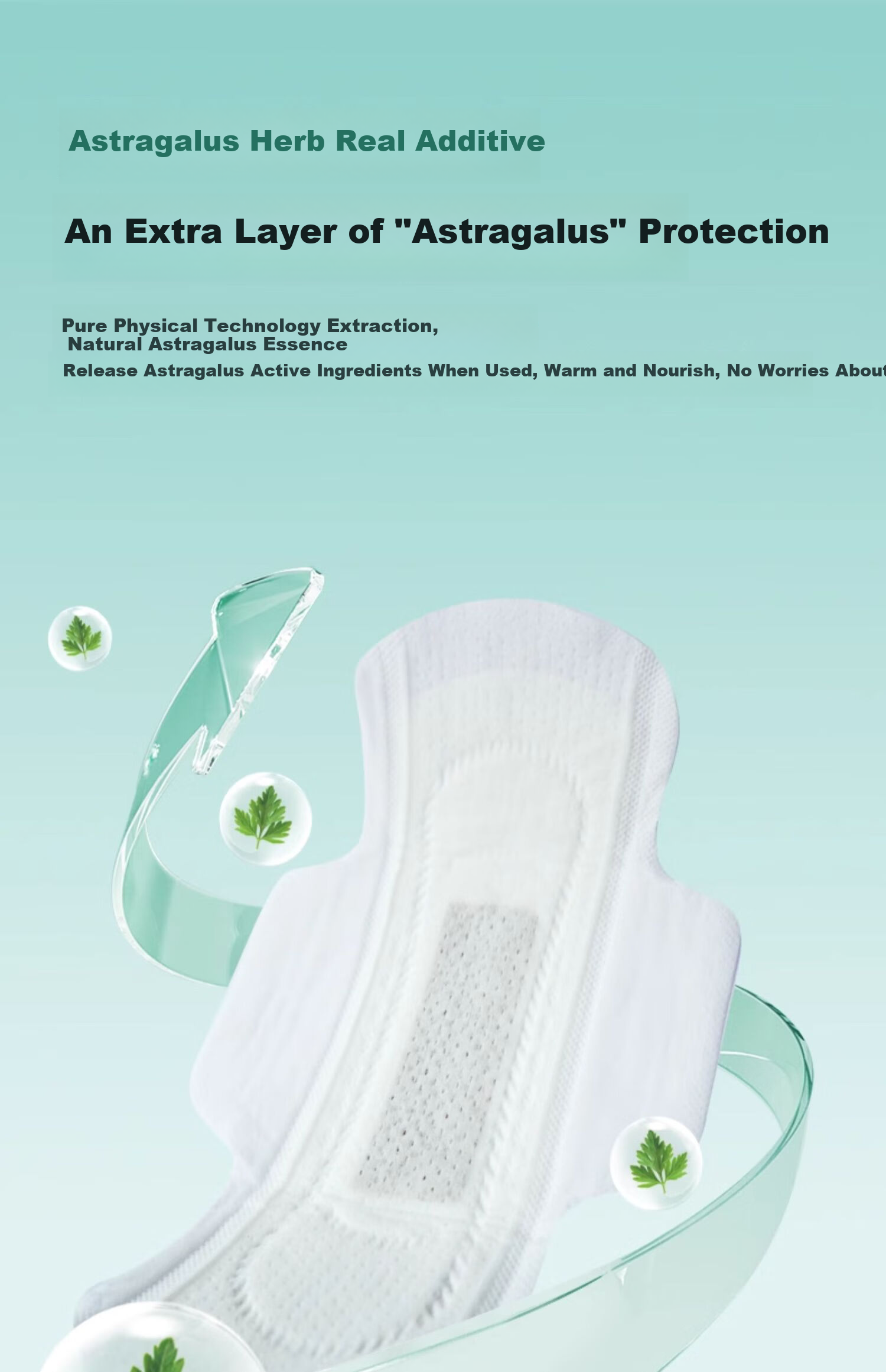 Aishubao Herbal Ultra-Thin Breathable Daytime Sanitary Pads 245mm 5 Boxes JD Self-Operated Medical Grade Menstrual Pads Wholesale Full Box 6